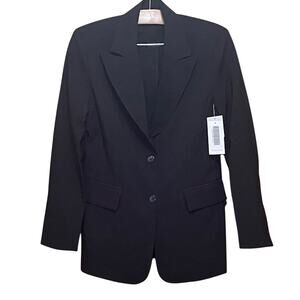 NWT. Shoedazzle Classic Black Blazer. L